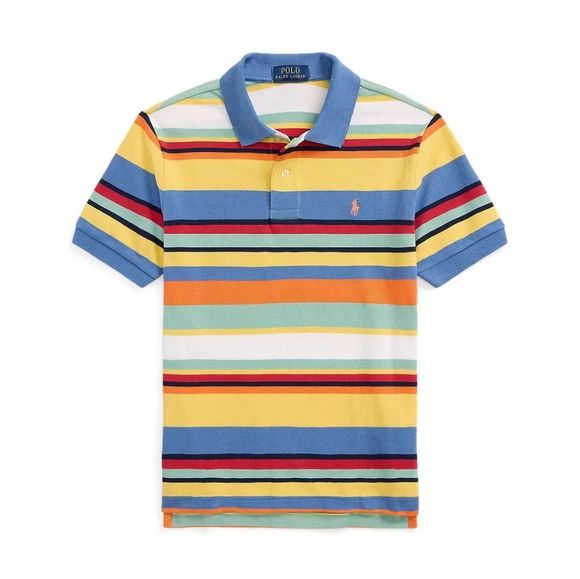 Boys Cotton Mesh Polo Shirt Polo Ralph Lauren Big Boys Cotton Mesh